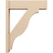 Ekena Millwork 8-in W x 30-in D x 38-in H Funston Block Rough Cedar Woodgrain TimberThane Outlooker, Primed Tan OUTUR080X30X38FST44RCPR - alternate 6